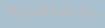 Image with Font Color BBBBBB and Background Color A9C0CE